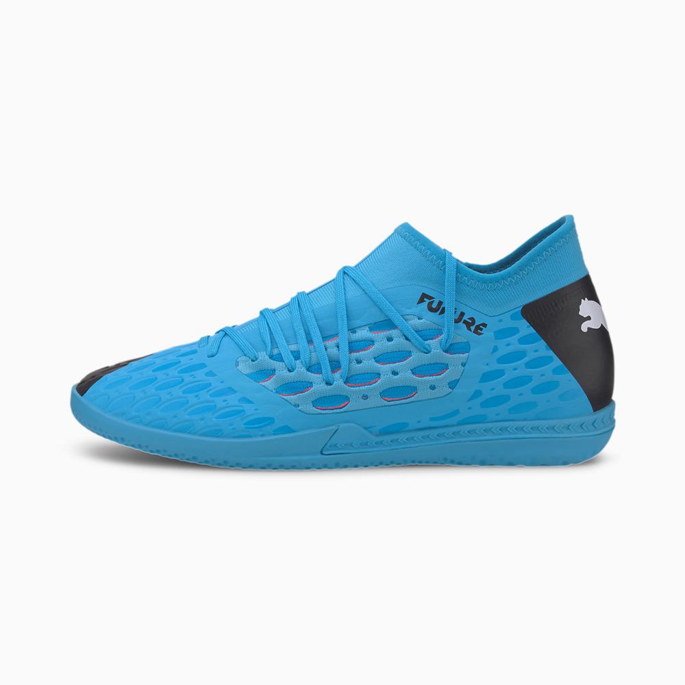 Puma FUTURE 5.3 NETFIT IT Férfi Focicipő - Kék/Fekete/Rózsaszín ( Hungary - JDSKC8346 )